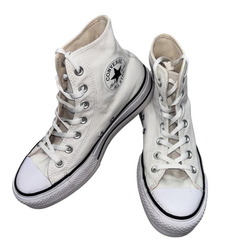 Converse Chuck Taylor All Star Platform High White Womens - Size 6.5